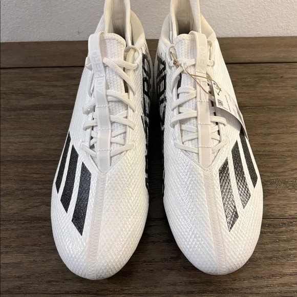 NEW [Adidas] Adizero Scorch Lightweight Football Cleats Black/White Men’s US 14 - Picture 7 of 13